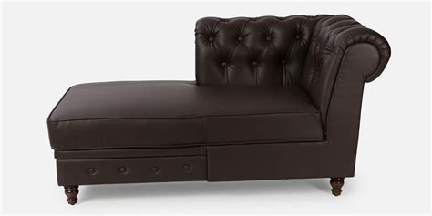 Buy Cheshire Leatherette Rhs Sectional Sofa In Dark Brown Colour By