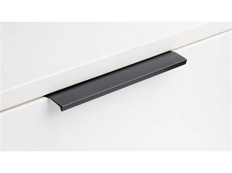 Black Mount Finger Edge Pull Handles Buy Kitchen Cabinet Handle,Modern Cabinet Pulls,Aluminum ...