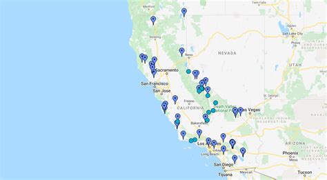 Natural Hot Springs In California Map - Angela Maureene