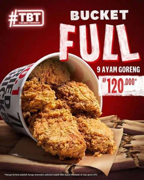 Promo Kfc Hari Ini Kamis Oktober The Best Thursday Full Bucket