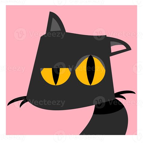 Lazy Black Cat 18749167 Png