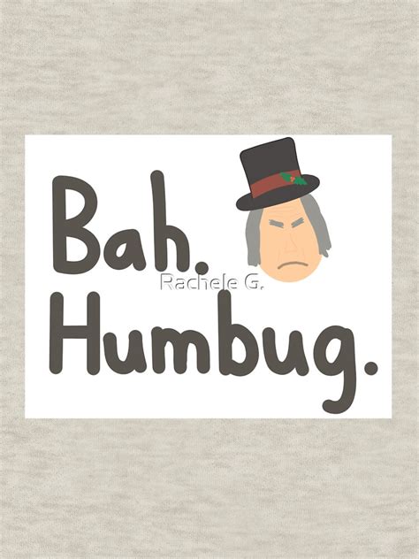 "Scrooge Bah Humbug quote" Pullover Hoodie by 1690Rachele | Redbubble