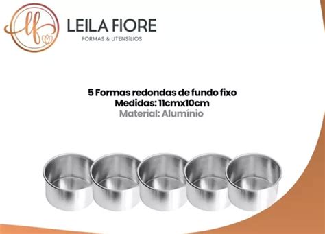 Formas Redondas De Fundo Fixo X Cm Em Alum Nio Pe As