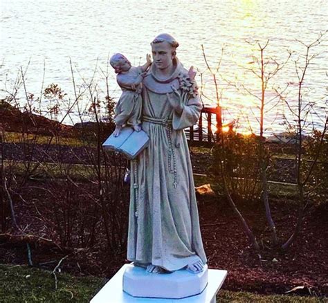 Famous Religious Marble St Anthony of Padua Statue for Sale