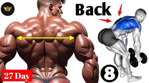 8 Huge Back Workout At Gym Build Massive Back Youtube