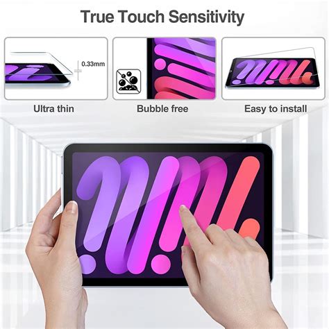 iPad Mini 6 2021 / Mini A17 Pro 2024 Skärmskydd i härdat glas ...