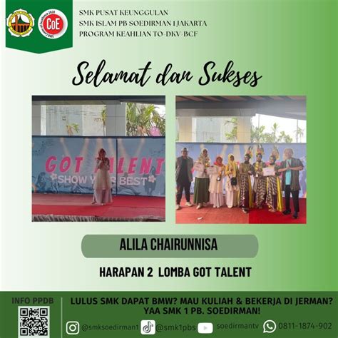 Prestasi Siswa Smk Islam Pb Soedirman