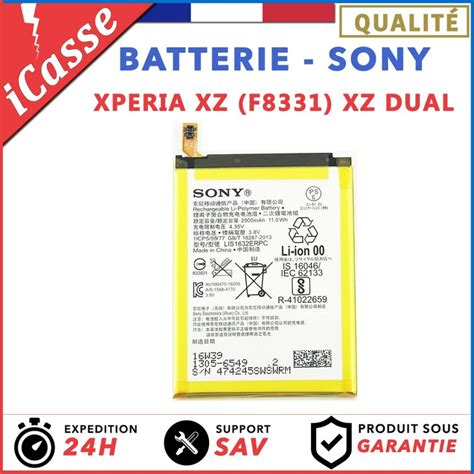 BATTERIE Pour SONY XPERIA XZ F8331 XZ DUAL F8332 AAA ICasse