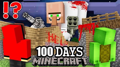 Mikey And Jj Survived 100 Days Of Attack Of Skibidi Toilet Exe In