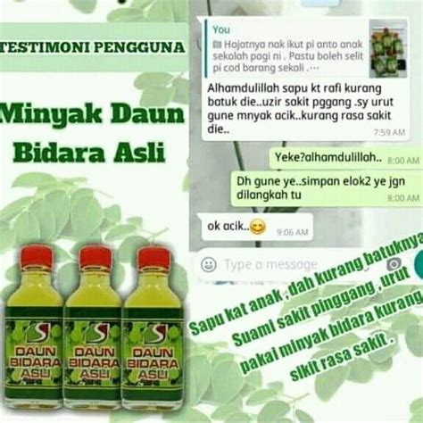 Minyak Daun Bidara Asli Ruqyah Health Nutrition Health Supplements