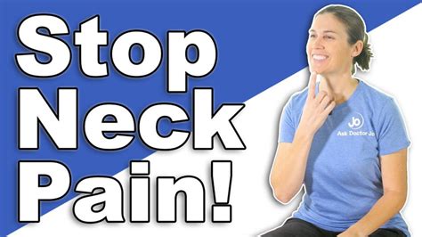 Best Neck Pain Relief Exercise Do This Daily Ask Doctor Jo