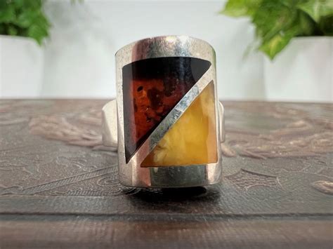 Alter Silber Ring Mit Bernstein Art Deco Kaufen Auf Ricardo