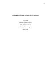 Osh Unit Iii Essay Docx Control Methods For Chemical Hazards