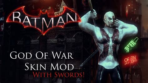 God Of War Mod Kratos Arkham City Skin Mod YouTube