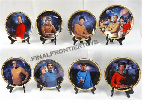 Star Trek 25th Anniversary 8 Plate Set Star Trek MISC Plates Sets Loose