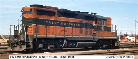 Great Northern EMD GP20 # 2018 | Great northern railroad, Ho model ...