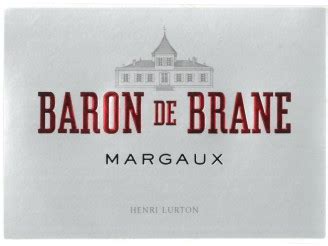 BARON de BRANE Second vin du Château Brane Cantenac 2019 la bouteille