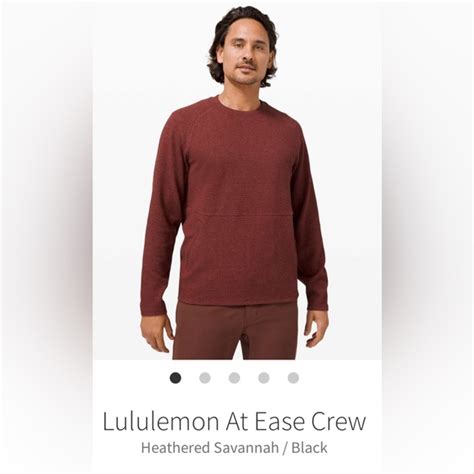 Lululemon Athletica Shirts Lululemon At Ease Crew Heathered