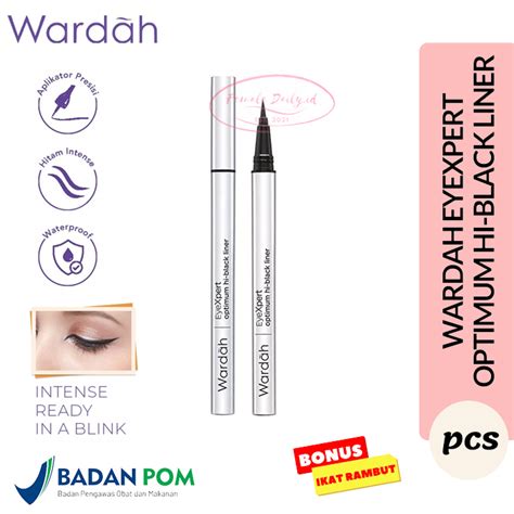 Jual Wardah EyeXpert Optimum Hi Black Liner Eyeliner Spidol