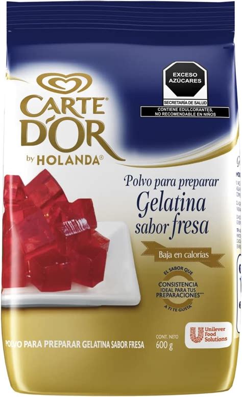 CARTE D OR Gelatina De Fresa 600G FOOD SOLUTIONS UNILEVER Amazon