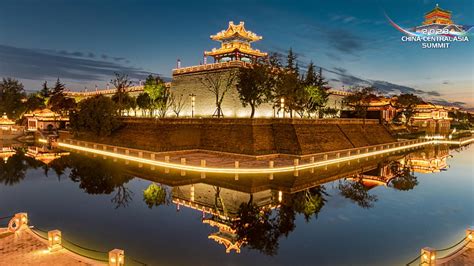 Live The Night View Of Xian City Wall Cgtn