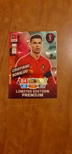 WORLD CUP QATAR 2022 Cristiano Ronaldo Adrenalyn Xl Limited Edition