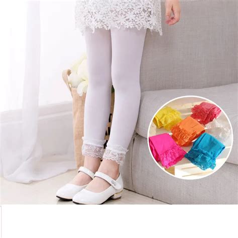 Spring Autumn Candy Color Children Tights Pantyhose For Baby Girls