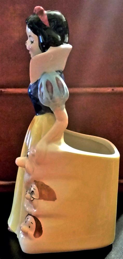 Filmic Light Snow White Archive 1960s Enesco Snow White Ceramic