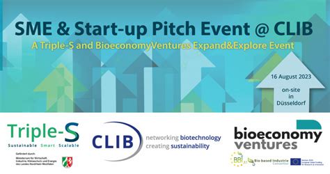 SME Start Up Pitching Event CLIB BioeconomyVentures