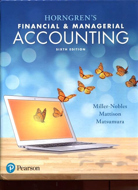 Amazon Horngren S Financial Managerial Accounting Miller Nobles