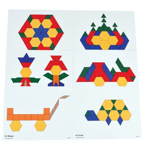 Pattern Block Activity Cards Set Of 20