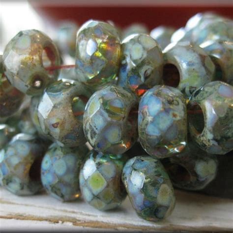 Czech Picasso Beads Etsy