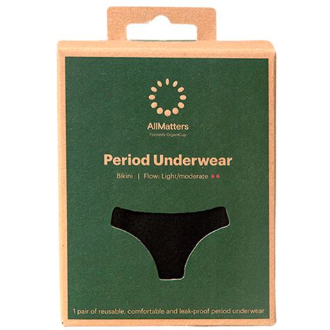 Køb AllMatters Period Underwear Bikini Size XXL 1 stk Gratis fragt på Helsebixen