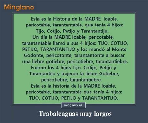 TRABALENGUAS MUY LARGOS