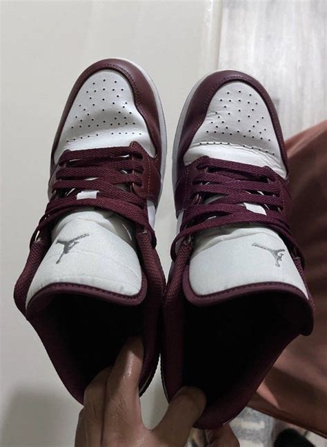 Nike Air Jordan Bordeaux Men S Fashion Footwear Sneakers On Carousell