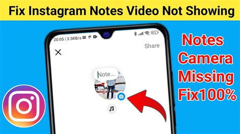 How To Fix Instagram Notes Video Not Showing Problem Instagram Notes