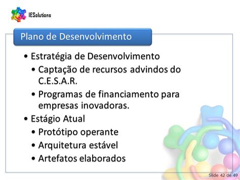 IESolutions Intelligent Enterprise Solutions CESAR Centro De Estudos