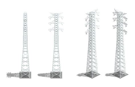 送電線・電柱・信号機・架線柱セット ピクセル シティマップ Dlsite 同人