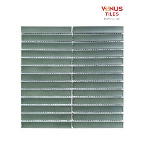 Jual Venus Mosaico Pottery Striped Concave Olive Mosaic Dinding Kamar