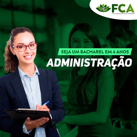 Graduação Administração Faculdade FCA