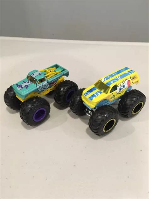 Spongebob Squidward Tentacles Hot Wheels Monster Trucks Eur Picclick Fr