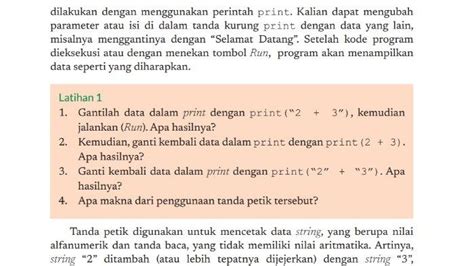 Kunci Jawaban Informatika Kelas 10 SMA Halaman 116 Kurikulum Merdeka