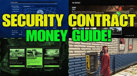 GTA Online Double Money Security Contract Guide YouTube