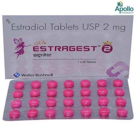 Estragest 2 Mg Tablet 28s Price Uses Side Effects Composition