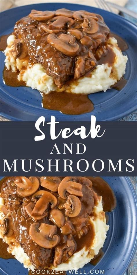 Steak and Mushrooms - Cook2eatwell