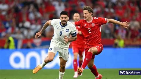 Denmark Vs Serbia For Euro 2024 Abstract Classification And