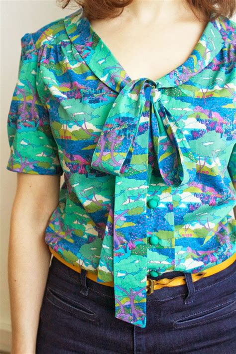 Tilly And The Buttons Liberty Pussy Bow Mimi Blouse