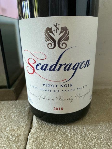 Newton Johnson Pinot Noir Seadragon South Africa Cape South