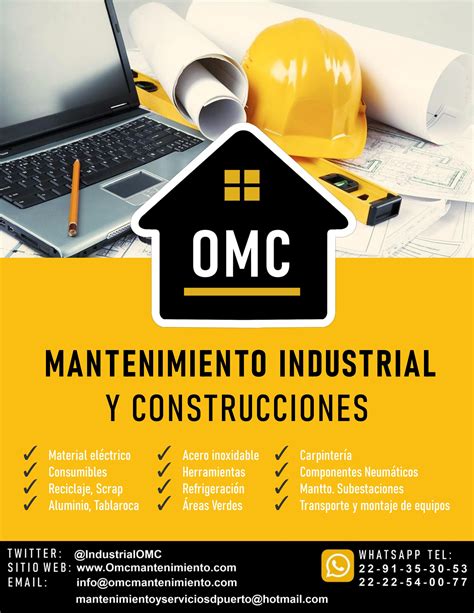 Catalogo De Servicios Omc Mantenimiento Y Construcciones By Magali H