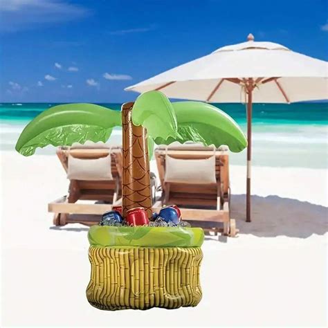 Coconut Tree Inflatable Ice Bucket Pool Party Iced Drink Bucket